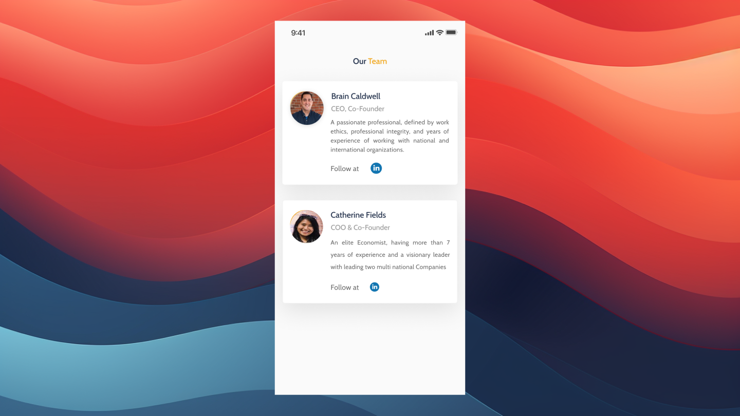 Cover Image for Team Section Responsive